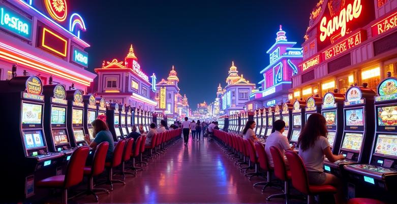 Casino in Cambodia Siem Reap interior