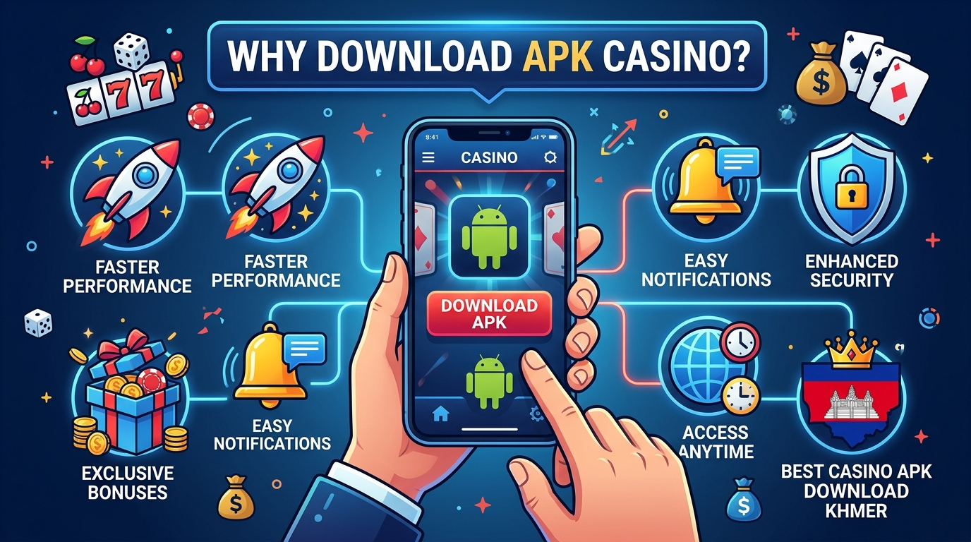 ហេតុអ្វីត្រូវដោនឡូដ APK កាស៊ីណូ? best casino apk download Khmer