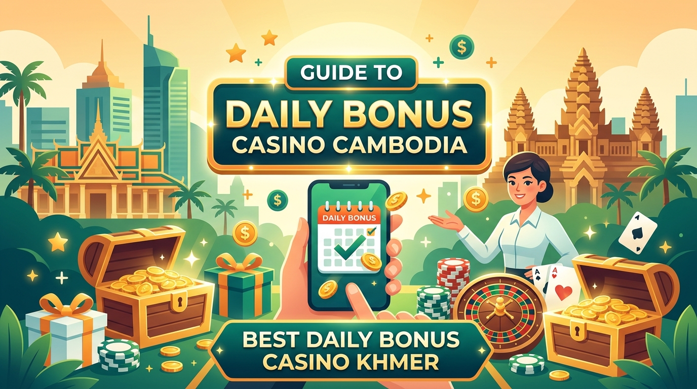 best daily bonus casino ការណែនាំអំពីប្រាក់រង្វាន់ប្រចាំថ្ងៃកាស៊ីណូកម្ពុជា