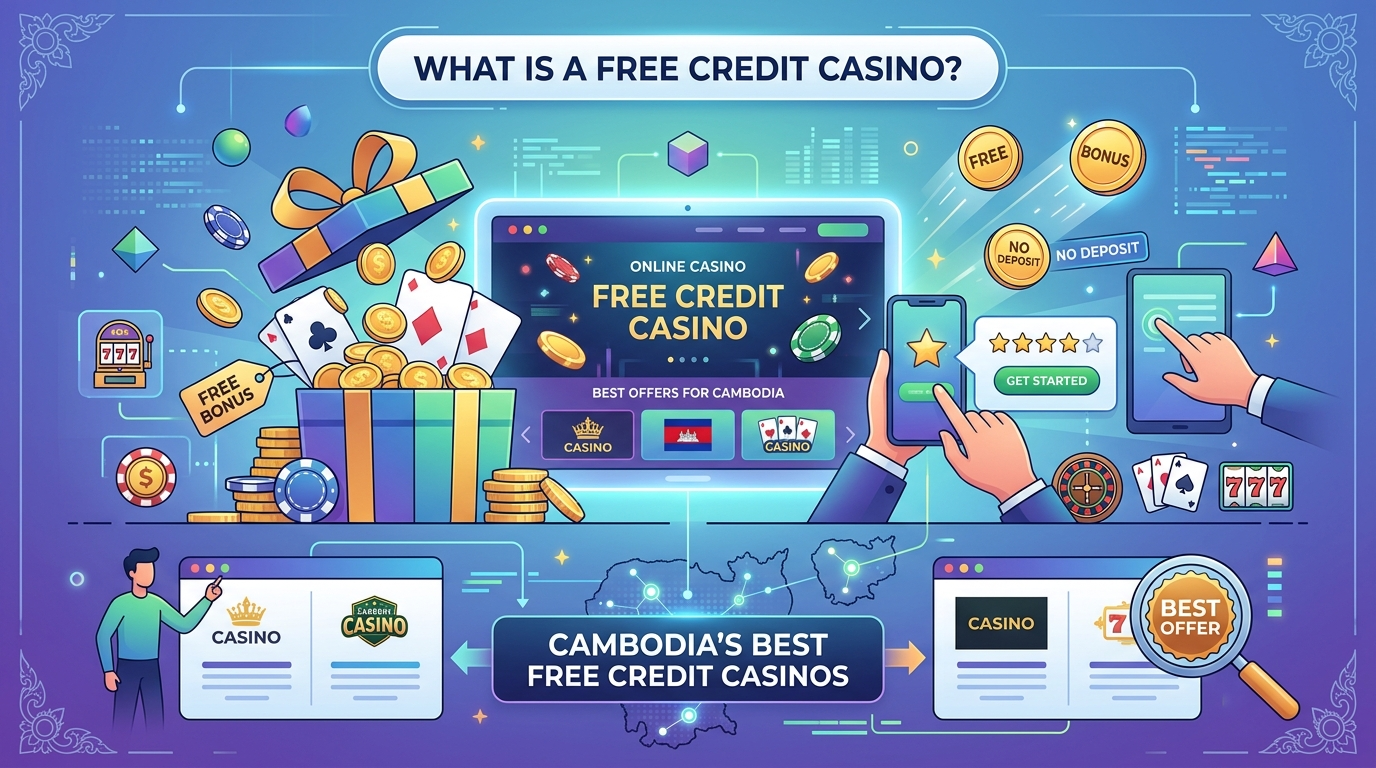 កាស៊ីណូកម្ចីឥតគិតថ្លៃកំពូលនៅកម្ពុជា