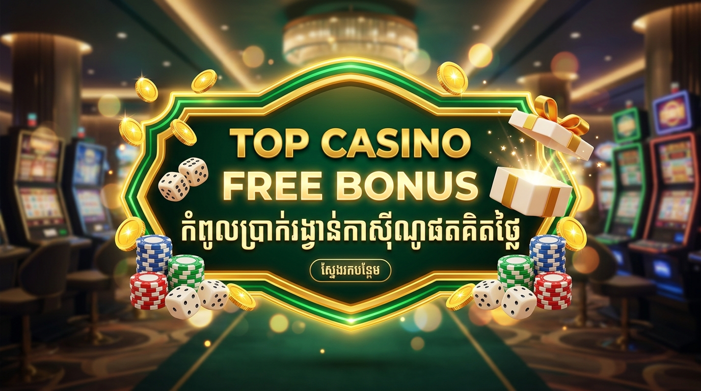 ប្រភេទនៃប្រាក់រង្វាន់កាស៊ីណូឥតគិតថ្លៃពេញនិយមនៅកម្ពុជា
